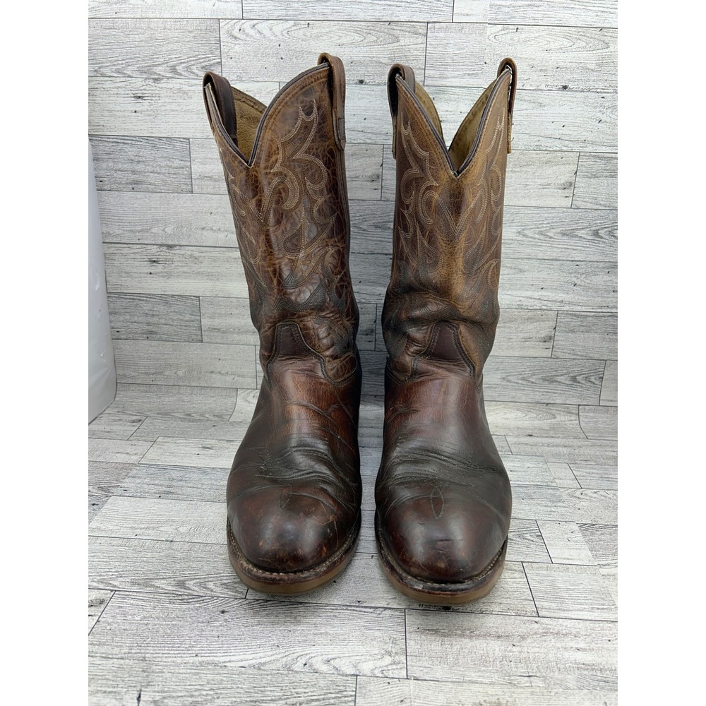 Double-H Gel ICE Work Western Boots Brown Leather USA DH1592 Men Sz 13 D